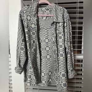 Free People So Long Summer Jacquard Buttondown